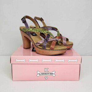 Rocket Dog Women's Multicolor Heeled Sandals